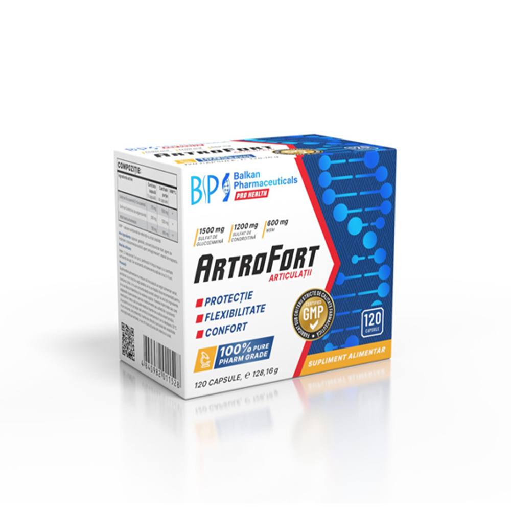 ArtroFort, Supliment pentru reducerea durerilor de articulații, 120 Caps