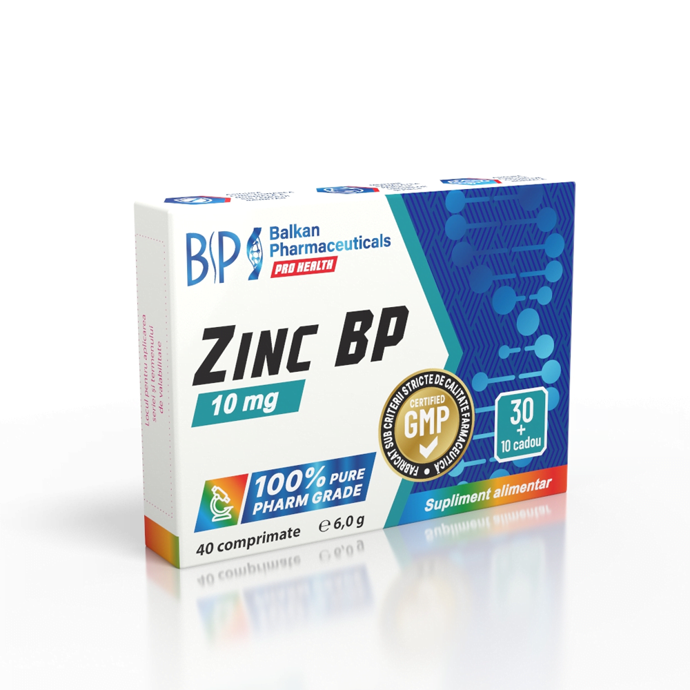 Zinc BP, 10mg, 40 comp.