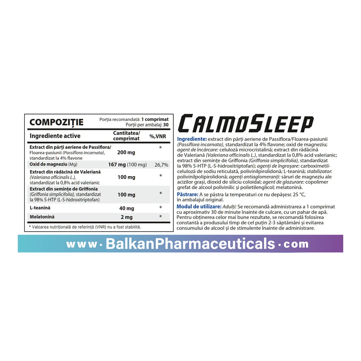 CalmoSleep, 30 comp.