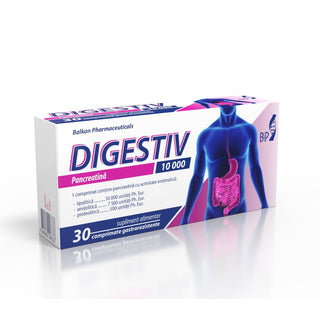 Digestiv (Pancreatină 10000), 30 comp.