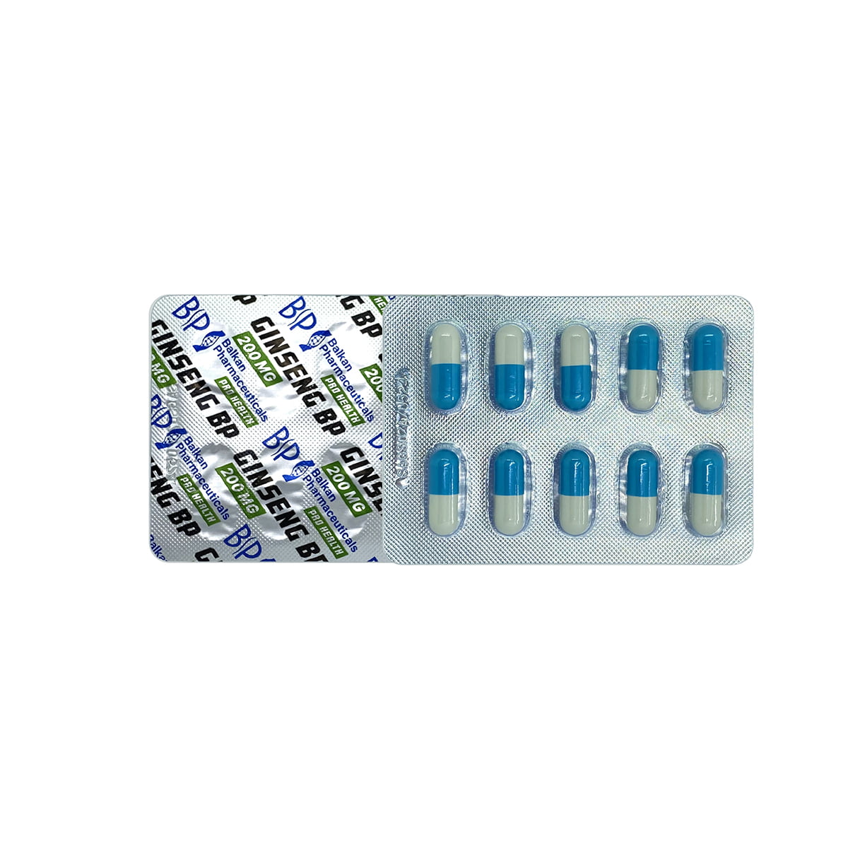 Ginseng BP 200 mg – Supliment pentru Rezistență Fizică și Vitalitate, 30 Capsule