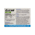Glicină 100 mg pentru Calitatea Somnului și Relaxare Nervoasă, 60 Comp.