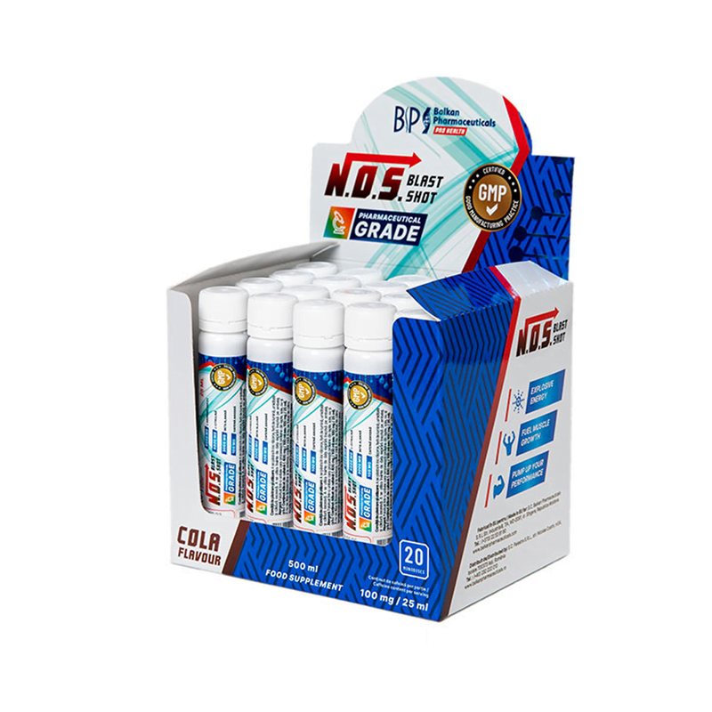 NOS Blast shot (L-Arginină + L-citrulină + Beta alanină), 25 ml