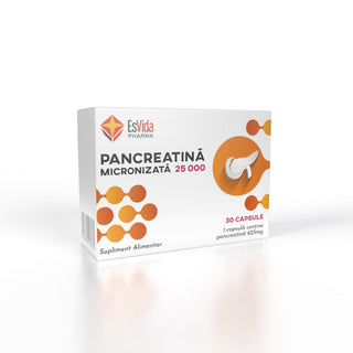 Pancreatină Micronizată, 30 capsule