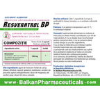 Resveratrol, antioxidantul longevității, 60 capsule