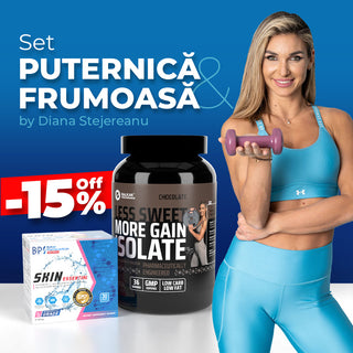 Set „Puternică și frumoasă” — proteină și colagen, de Diana Stejereanu