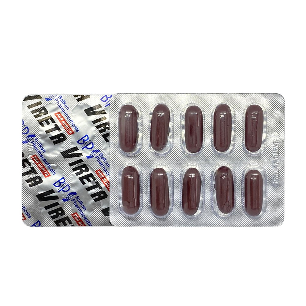 Vireta BP – Supliment pentru Acuitate Vizuală și Sănătatea Ochilor, Efect Antioxidant, 120 caps