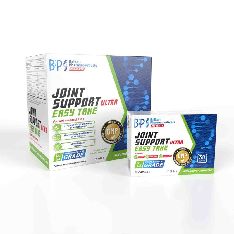 Joint Support Ultra BP, 30 Plicuri / 30 caps. – Complex pentru Articulații cu MSM, Curcumină și Boswellia