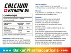 Calciu + Vitamina D3, 800 mg + 200 UI, 30 de capsule