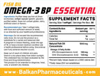 Omega-3 BP Esențial — ulei de pește, 30 de capsule