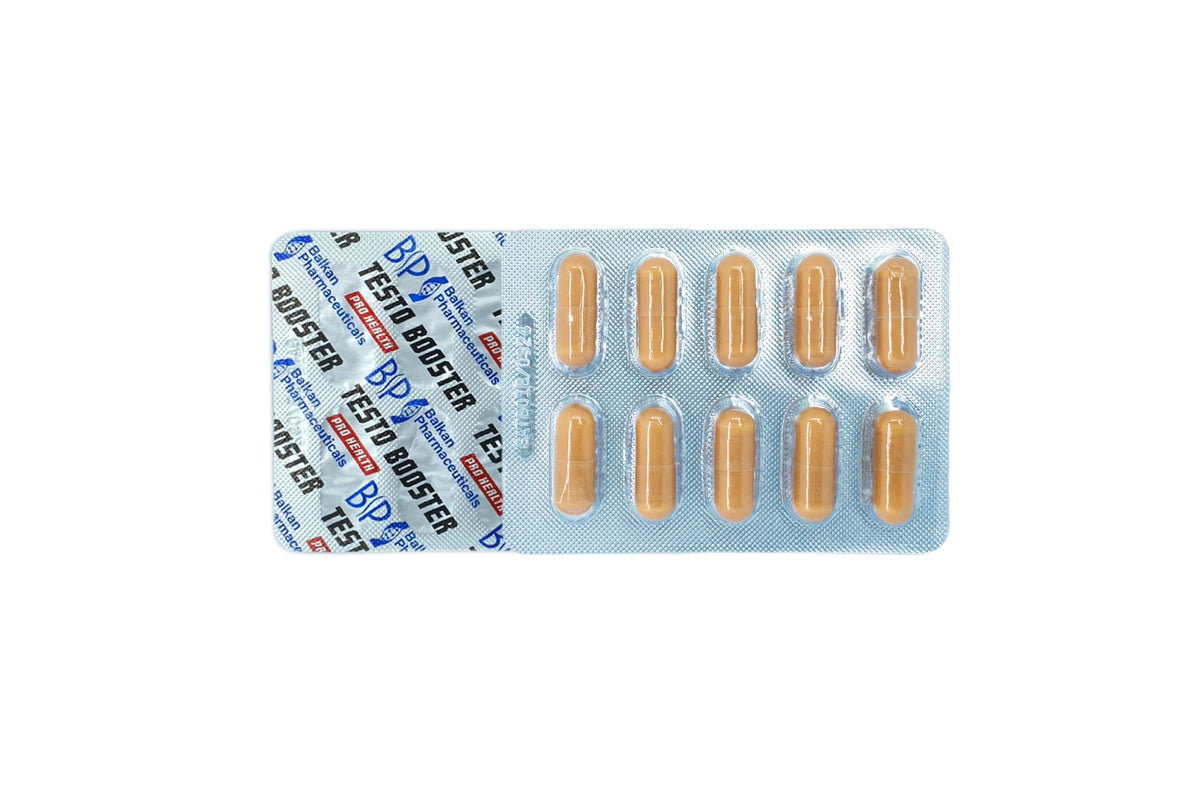 Testo Booster BP — complex cu 8 ingrediente active, 120 de capsule