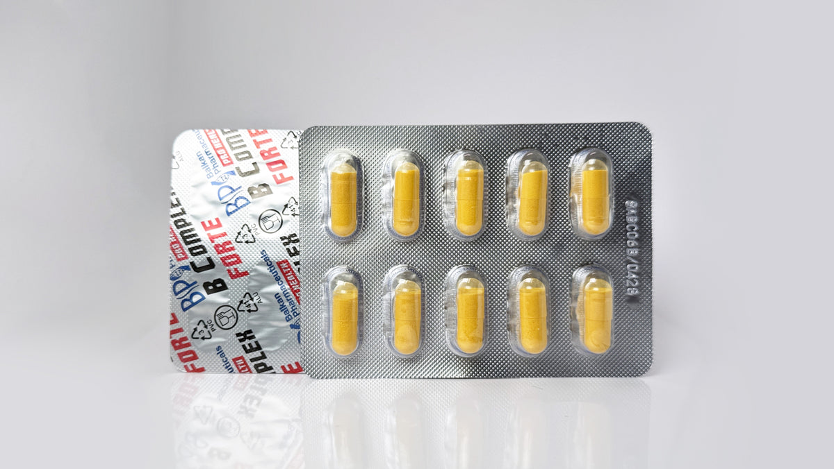 Complex de Vitamine B Forte, 30 de capsule