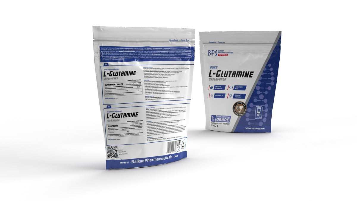 L-Glutamină, pulbere 500 g