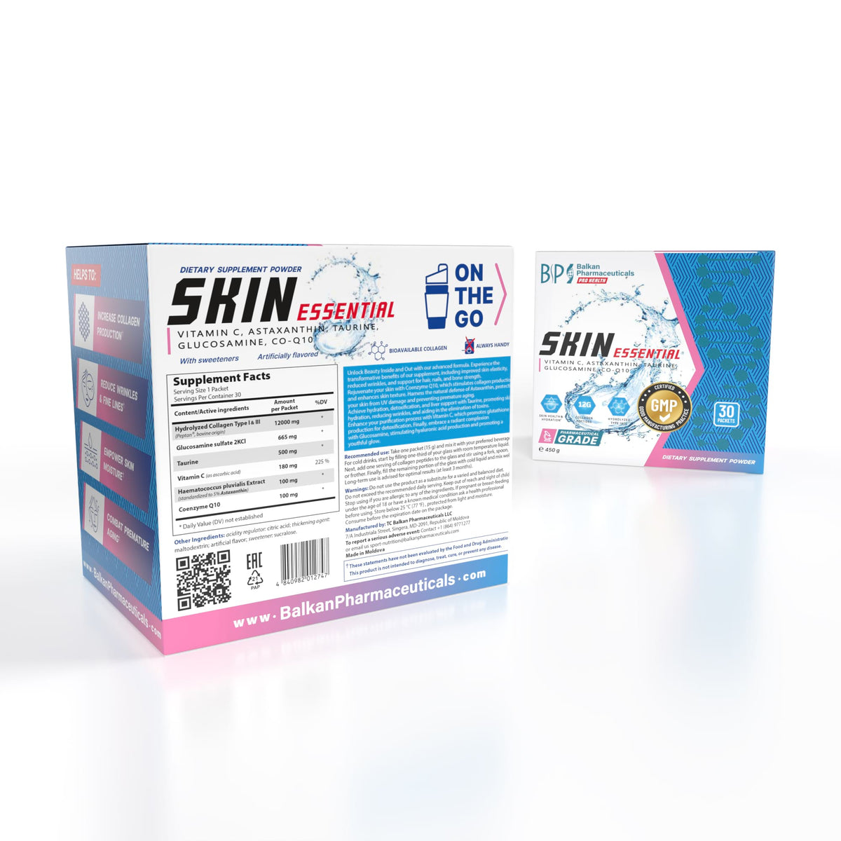 Skin Essential — colagen hidrolizat, 30 de plicuri