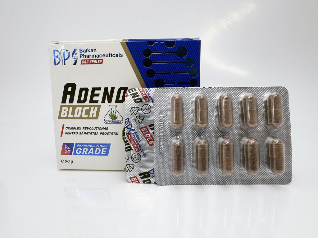 Adeno Block — extract de palmier pitic (saw palmetto), 120 de capsule