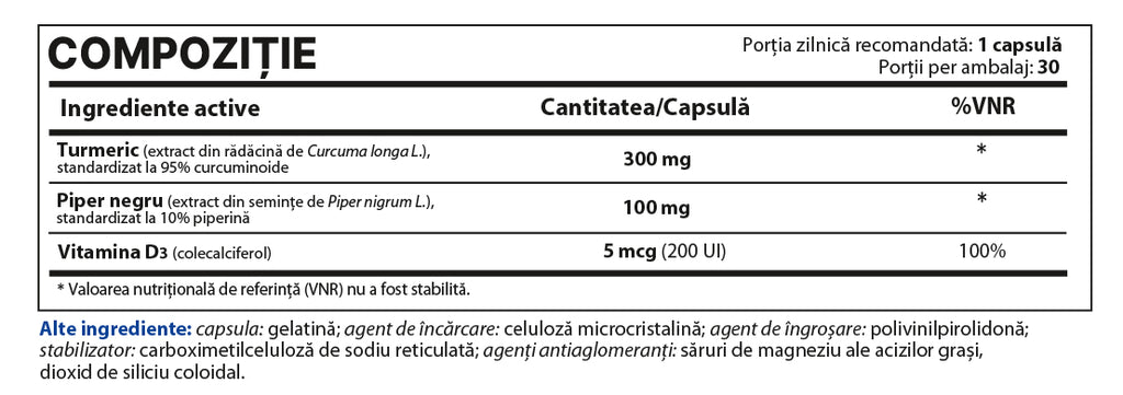 Joint Support Ultra BP — complex pentru articulații cu MSM, curcumină și boswellia, 30 de plicuri + 30 de capsule