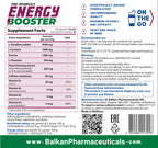 Energy Booster — pre-antrenament cu citrulină, tirozină și ginseng, 30 de plicuri