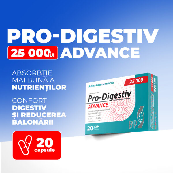Pancreatină Micronizată, 30 capsule